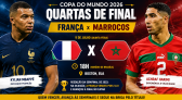 Fifa anuncia mudança no VAR para França x Marrocos