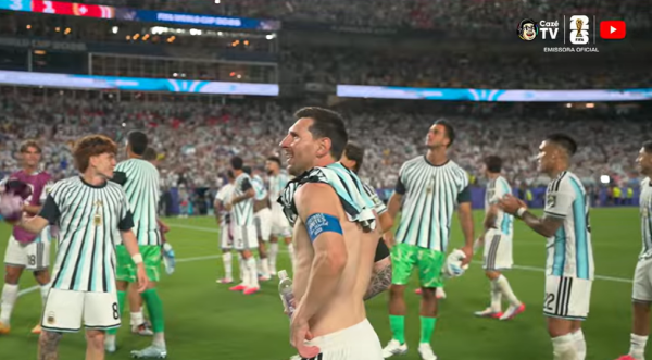 Argentina sofre, vence a Suíça na prorrogação e avança à semifinal da Copa do Mundo