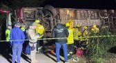 Identificadas vítimas fatais de acidente com ônibus paraguaio