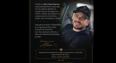 Família de Alan Pastoriza divulga nota de agradecimento após homicídio
