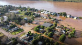 Defesa Civil monitora cheia do Rio Uruguai em Palmitos e mantém alerta para novas chuvas