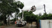 Equipes da Copel trabalham para restabelecer fornecimento de energia em todas as regiões