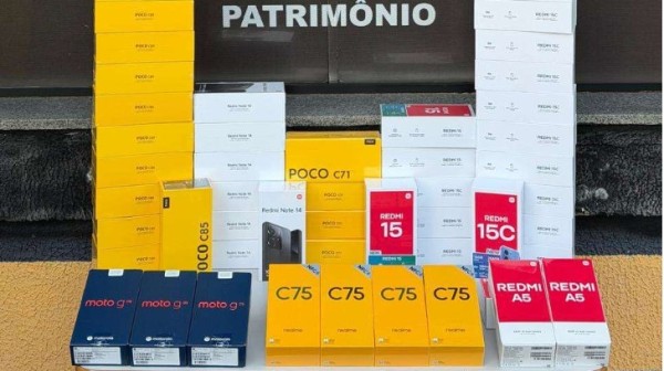 Canil do BPRV apreende 55 aparelhos eletrônicos em ônibus na PRC-158