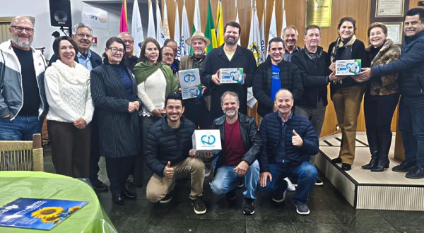 Parceria entre Prefeitura e Rotary garante novos inaladores para a saúde