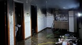 Incêndio atinge residência e deixa morador ferido