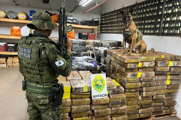 PMPR apreende 1,5 tonelada de maconha escondida em área de mataPMPR apreende 1,5 tonelada de maconha escondida em área de mata