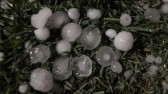 Forte chuva de granizo atingiu Dois Vizinhos na madrugada