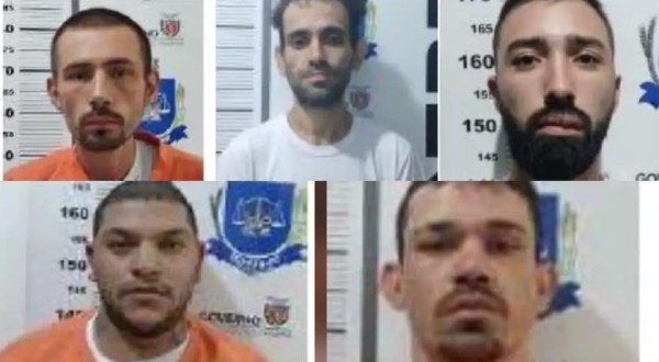 Três detentos são recapturados após fuga na Cadeia Pública ; cinco seguem foragidos