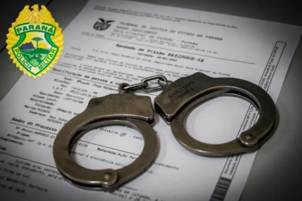 Homem com mandado de prisão em aberto é detido