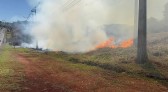 Incêndio em vegetação mobiliza Corpo de Bombeiros
