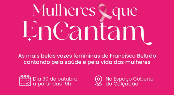 Show “Elas EnCantam” encerra Outubro Rosa com 14 vozes femininas no calçadão