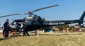 Homem de 62 anos é transferido pelo helicóptero do Saer