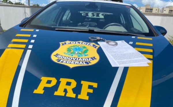 Motorista condenado por homicídio é preso pela PRF durante fiscalização na BR-163