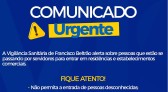 Vigilância Sanitária alerta sobre golpistas que se passam por servidores