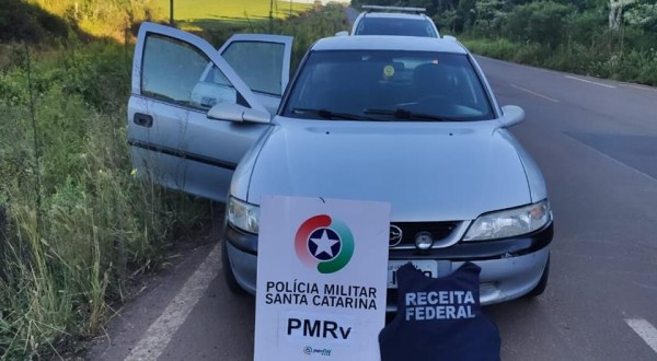 Veículo com placas de Dionísio Cerqueira, e registro de furto é recuperado