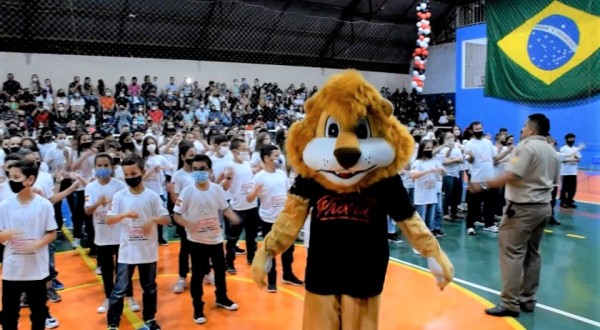 300 alunos de Campo Erê participam da formatura do Proerd 2021