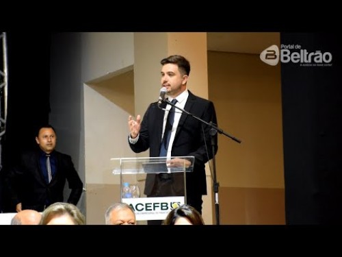 Francisco Beltrão | William Madruga é empossado novo presidente da Acefb
