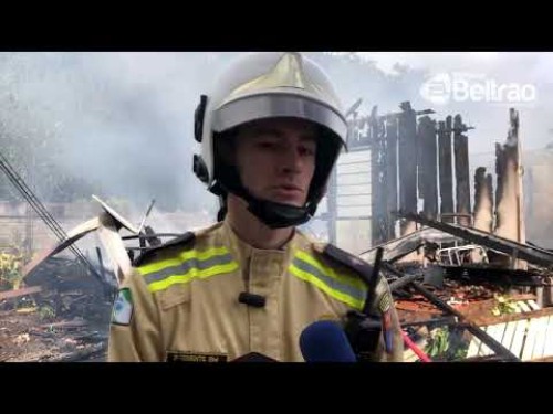 Saiba como ajudar a família que teve a casa destruída por incêndio em Francisco Beltrão